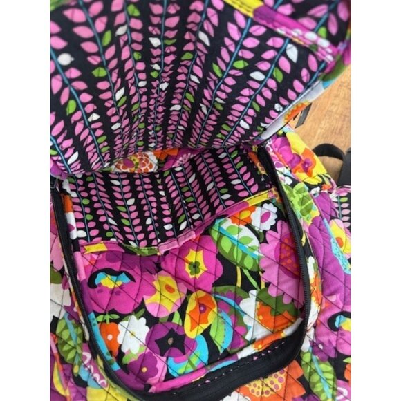 Vera Bradley Va Va Bloom Backpack Colorful Floral Campus Zipper SEE photos - Picture 14 of 16